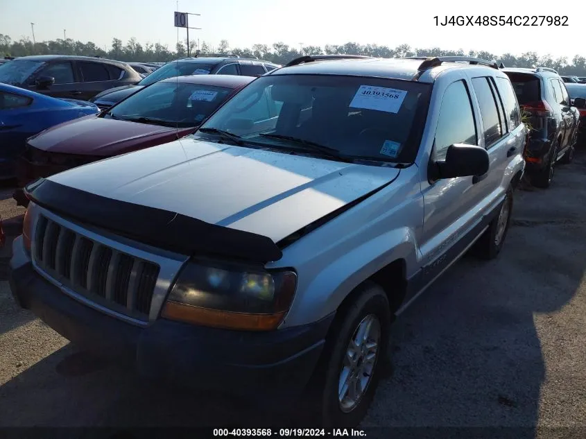 1J4GX48S54C227982 2004 Jeep Grand Cherokee Laredo