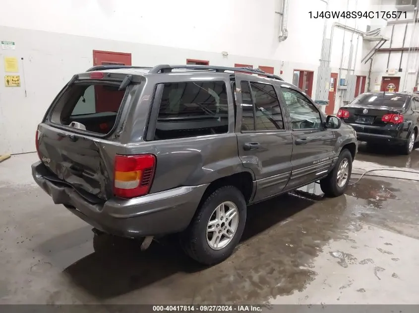 1J4GW48S94C176571 2004 Jeep Grand Cherokee Laredo