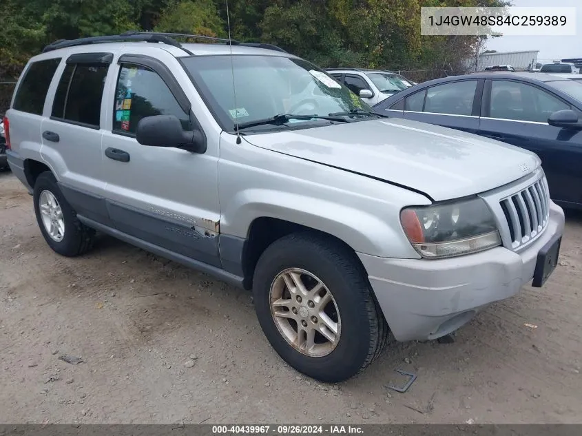 2004 Jeep Grand Cherokee Laredo VIN: 1J4GW48S84C259389 Lot: 40439967