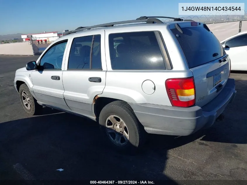 2004 Jeep Grand Cherokee Laredo VIN: 1J4GW48N14C434544 Lot: 40464367