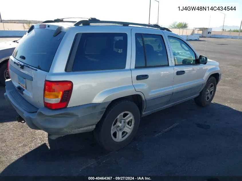 2004 Jeep Grand Cherokee Laredo VIN: 1J4GW48N14C434544 Lot: 40464367