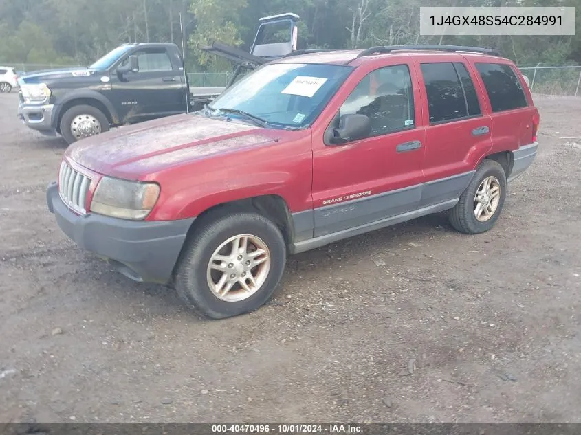 2004 Jeep Grand Cherokee Laredo VIN: 1J4GX48S54C284991 Lot: 40470496