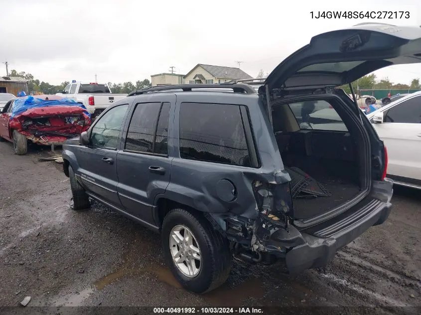 2004 Jeep Grand Cherokee Laredo VIN: 1J4GW48S64C272173 Lot: 40491992