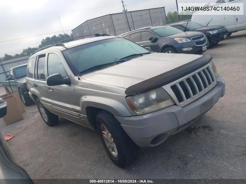 2004 Jeep Grand Cherokee Laredo VIN: 1J4GW48S74C140460 Lot: 40512514