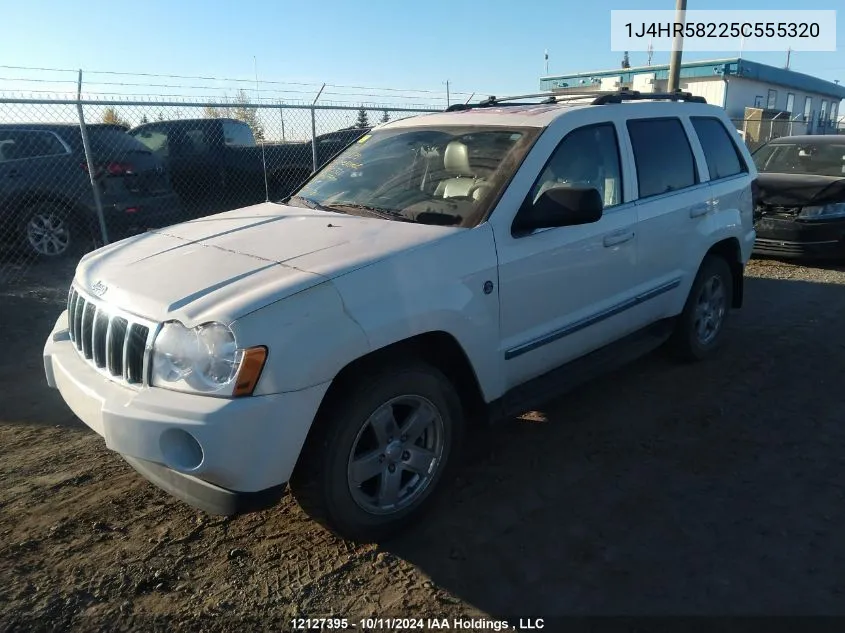 2005 Jeep Grand Cherokee Limited VIN: 1J4HR58225C555320 Lot: 12127395