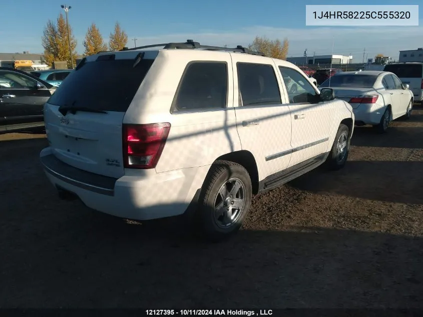 2005 Jeep Grand Cherokee Limited VIN: 1J4HR58225C555320 Lot: 12127395