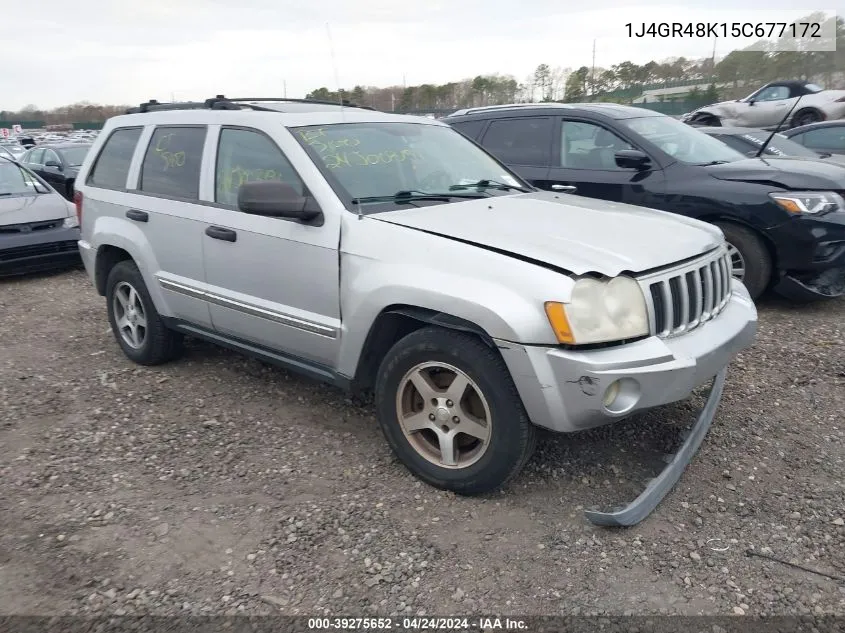 2005 Jeep Grand Cherokee Laredo VIN: 1J4GR48K15C677172 Lot: 39275652