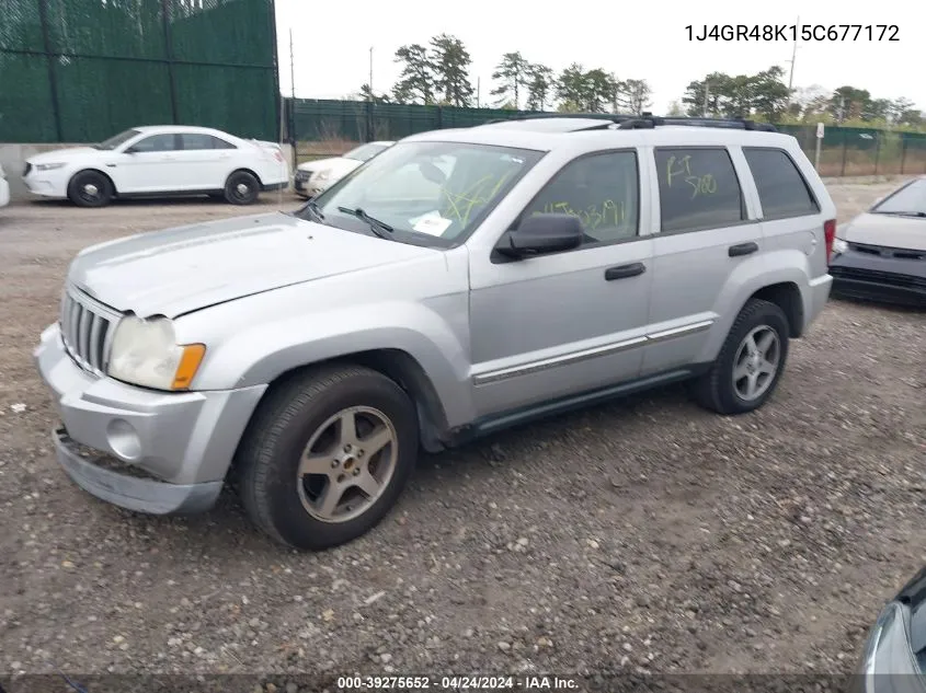 2005 Jeep Grand Cherokee Laredo VIN: 1J4GR48K15C677172 Lot: 39275652