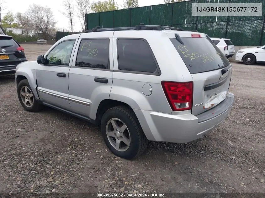 2005 Jeep Grand Cherokee Laredo VIN: 1J4GR48K15C677172 Lot: 39275652