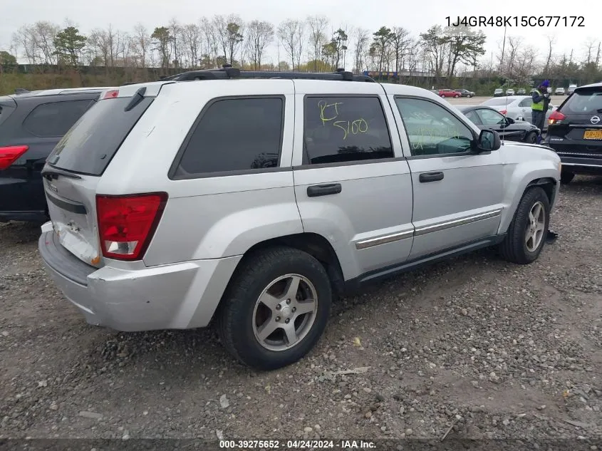 2005 Jeep Grand Cherokee Laredo VIN: 1J4GR48K15C677172 Lot: 39275652