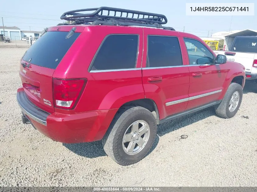 1J4HR58225C671441 2005 Jeep Grand Cherokee Limited