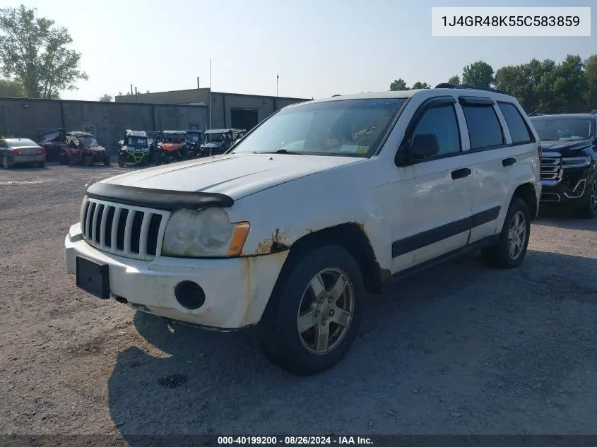 2005 Jeep Grand Cherokee Laredo VIN: 1J4GR48K55C583859 Lot: 40199200