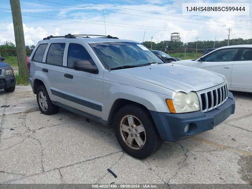 2005 Jeep Grand Cherokee Laredo VIN: 1J4HS48N85C599444 Lot: 40207490