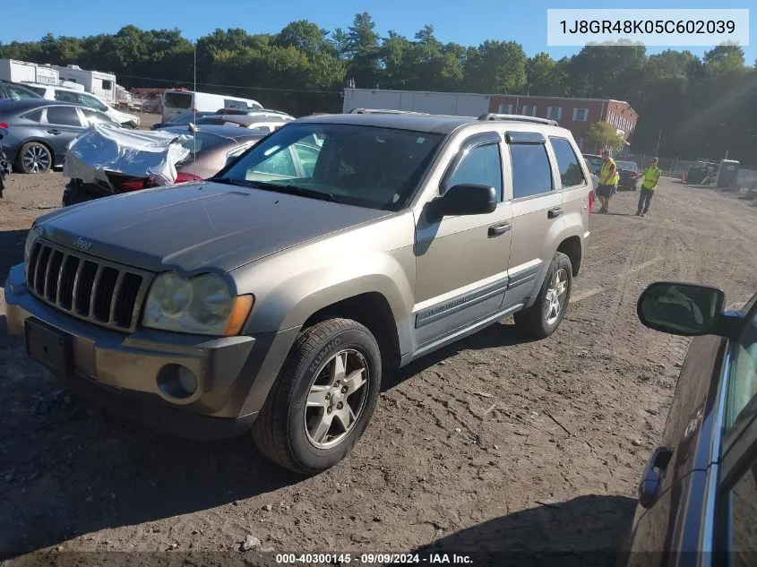 1J8GR48K05C602039 2005 Jeep Grand Cherokee Laredo