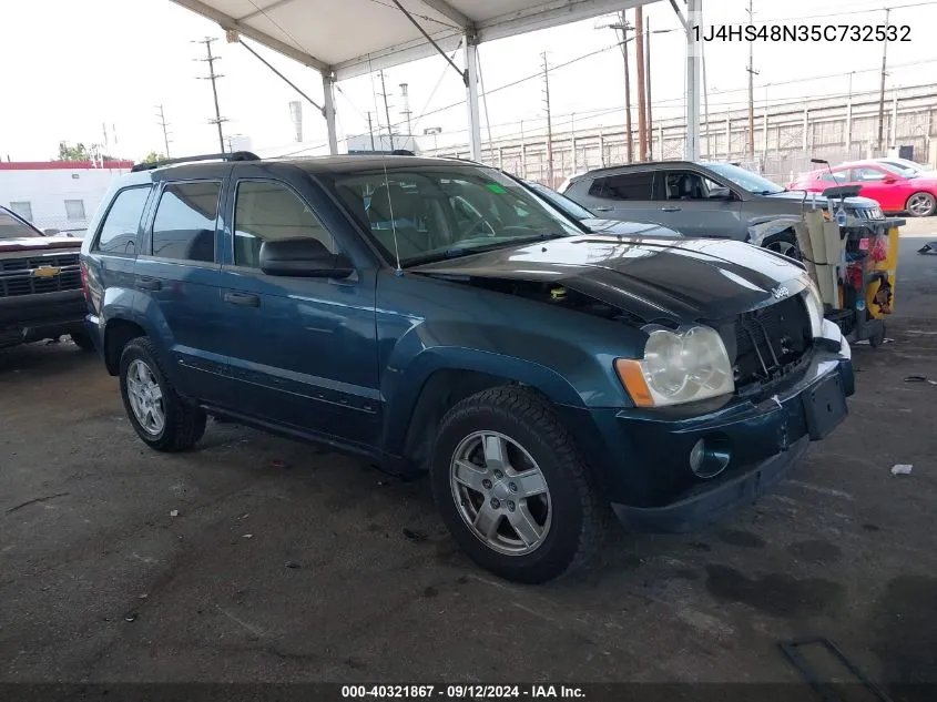 2005 Jeep Grand Cherokee Laredo/Columbia/Freedom VIN: 1J4HS48N35C732532 Lot: 40321867