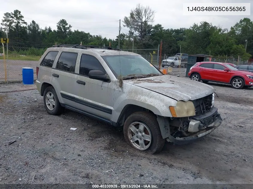 2005 Jeep Grand Cherokee Laredo/Columbia/Freedom VIN: 1J4GS48K05C656365 Lot: 40330925