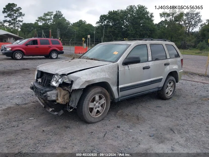 2005 Jeep Grand Cherokee Laredo/Columbia/Freedom VIN: 1J4GS48K05C656365 Lot: 40330925