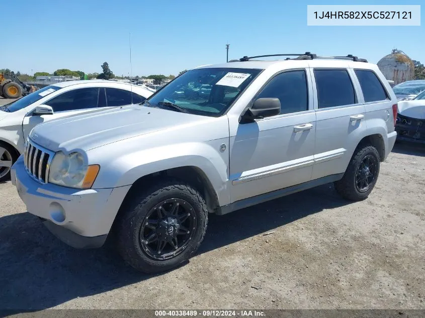 2005 Jeep Grand Cherokee Limited VIN: 1J4HR582X5C527121 Lot: 40338489