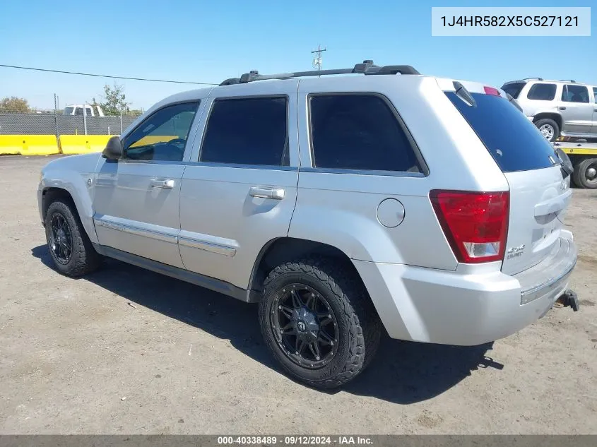 2005 Jeep Grand Cherokee Limited VIN: 1J4HR582X5C527121 Lot: 40338489