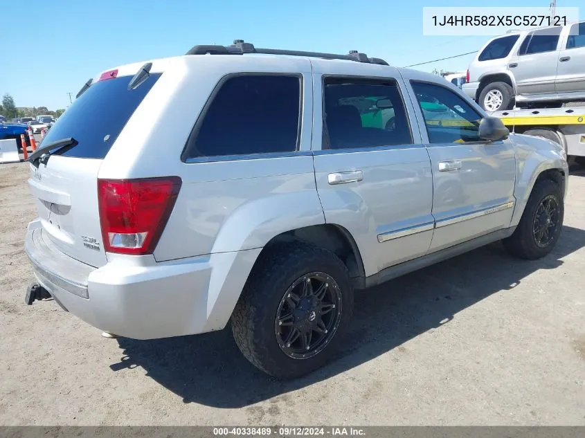 2005 Jeep Grand Cherokee Limited VIN: 1J4HR582X5C527121 Lot: 40338489