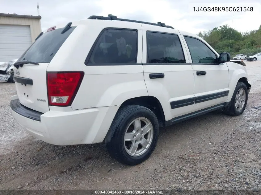 1J4GS48K95C621548 2005 Jeep Grand Cherokee Laredo