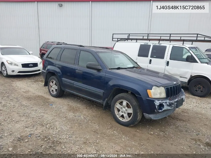 2005 Jeep Grand Cherokee Laredo VIN: 1J4GS48K15C720865 Lot: 40345677