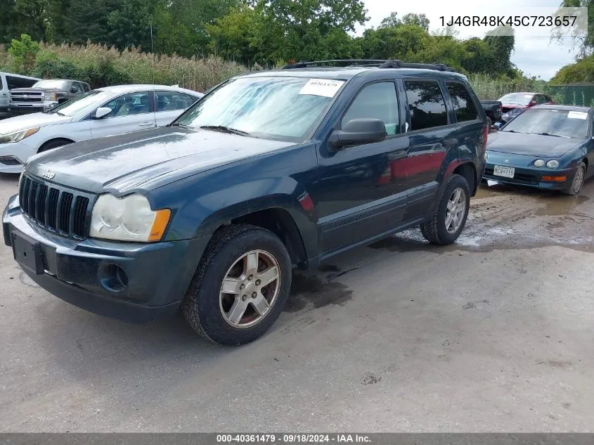 2005 Jeep Grand Cherokee Laredo VIN: 1J4GR48K45C723657 Lot: 40361479