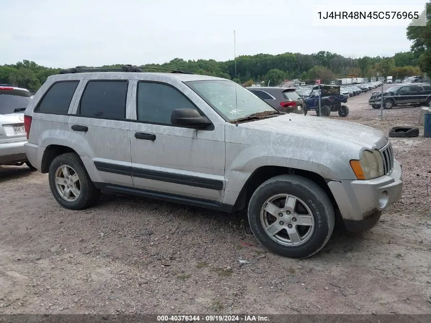 2005 Jeep Grand Cherokee Laredo VIN: 1J4HR48N45C576965 Lot: 40376344