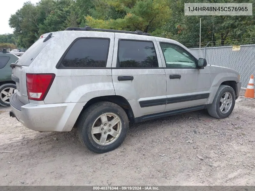 1J4HR48N45C576965 2005 Jeep Grand Cherokee Laredo