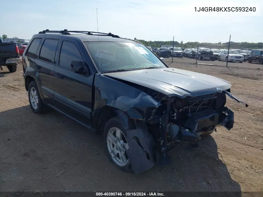 1J4GR48KX5C593240 2005 Jeep Grand Cherokee Laredo