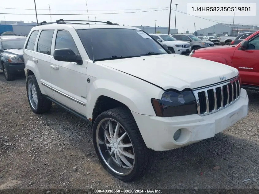 2005 Jeep Grand Cherokee Limited VIN: 1J4HR58235C519801 Lot: 40398558