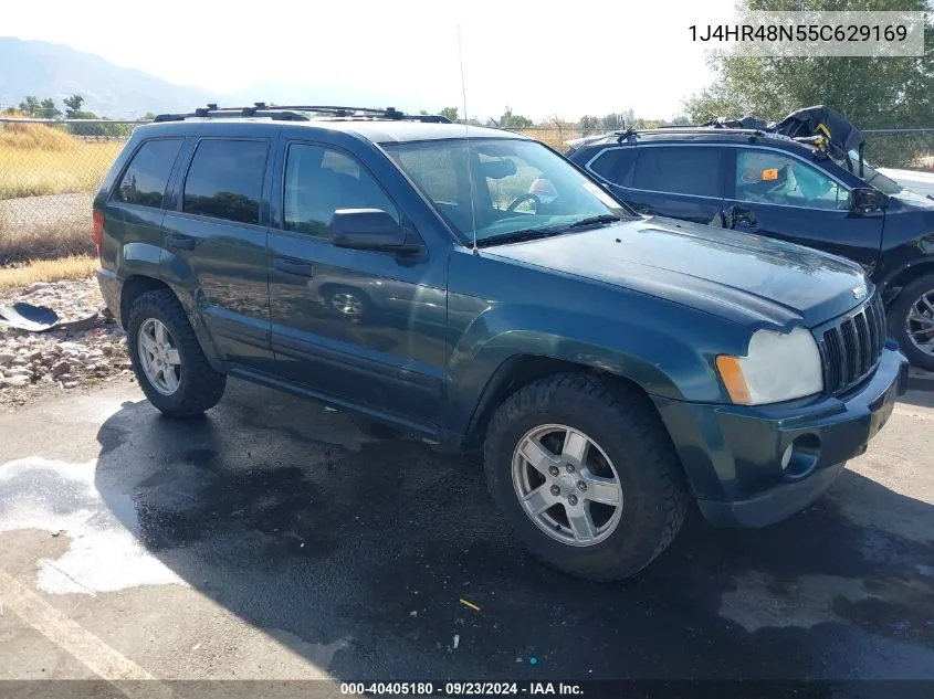 2005 Jeep Grand Cherokee Laredo/Columbia/Freedom VIN: 1J4HR48N55C629169 Lot: 40405180