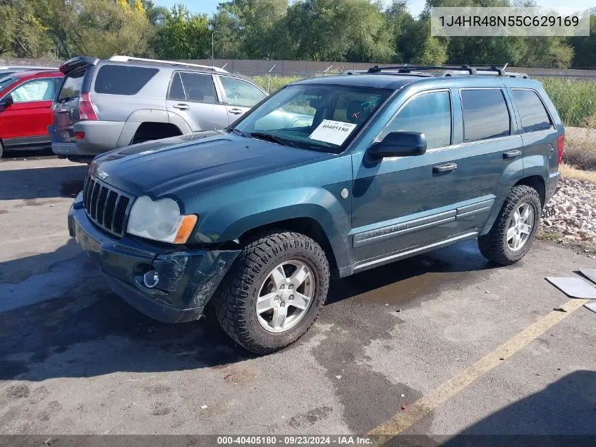 2005 Jeep Grand Cherokee Laredo/Columbia/Freedom VIN: 1J4HR48N55C629169 Lot: 40405180