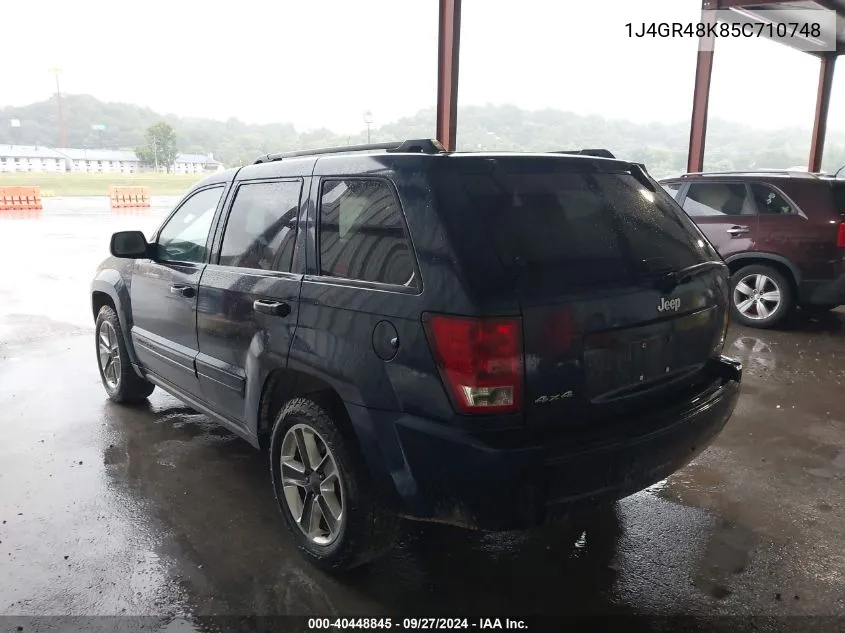 1J4GR48K85C710748 2005 Jeep Grand Cherokee Laredo/Columbia/Freedom