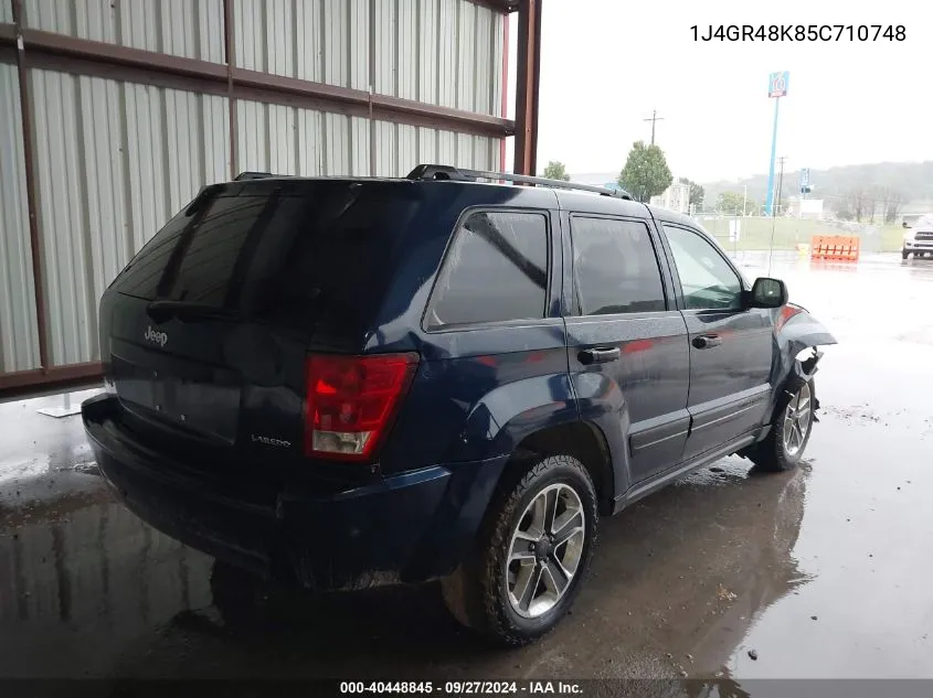 2005 Jeep Grand Cherokee Laredo/Columbia/Freedom VIN: 1J4GR48K85C710748 Lot: 40448845