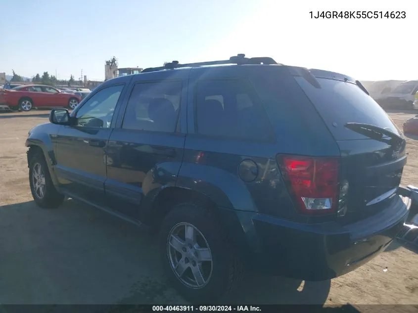 2005 Jeep Grand Cherokee Laredo VIN: 1J4GR48K55C514623 Lot: 40463911