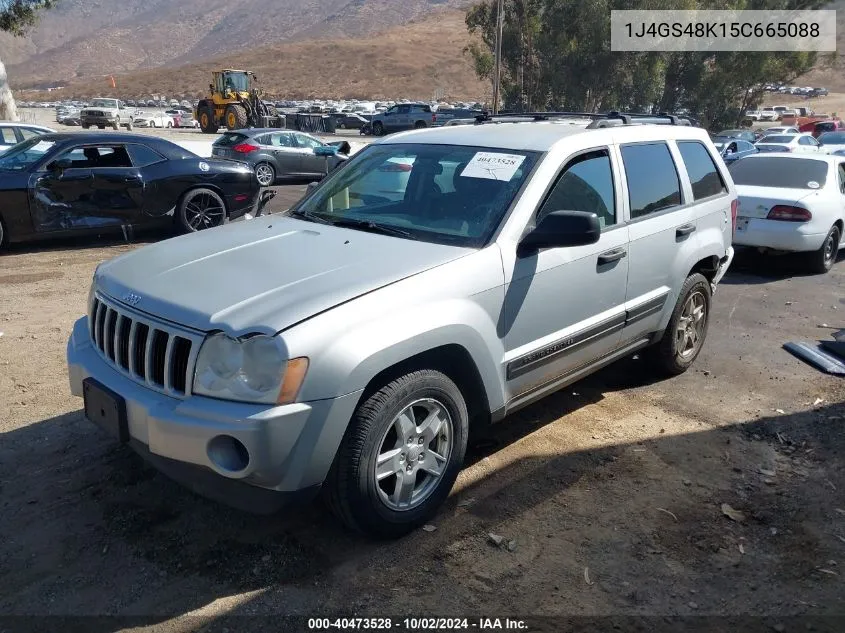 2005 Jeep Grand Cherokee Laredo VIN: 1J4GS48K15C665088 Lot: 40473528