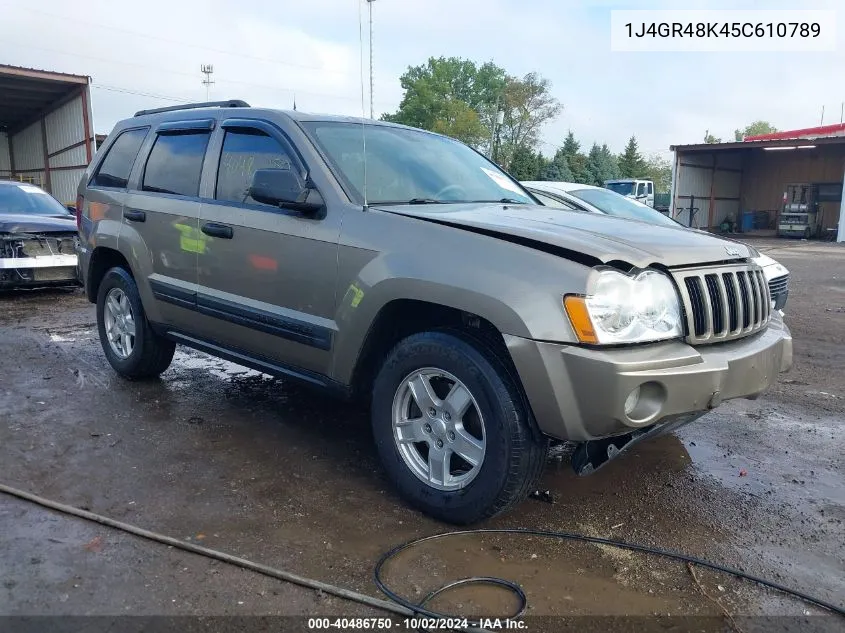 1J4GR48K45C610789 2005 Jeep Grand Cherokee Laredo