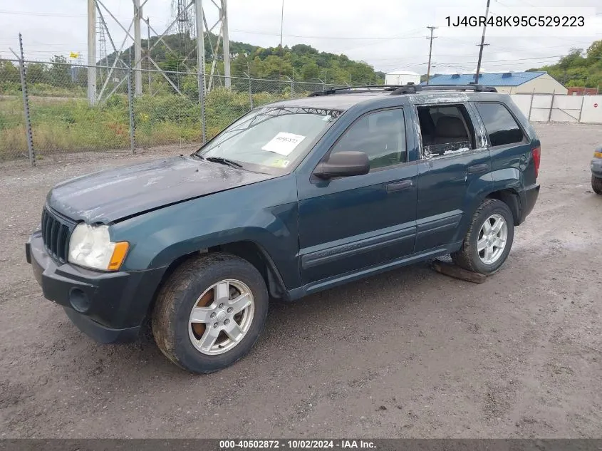 2005 Jeep Grand Cherokee Laredo VIN: 1J4GR48K95C529223 Lot: 40502872