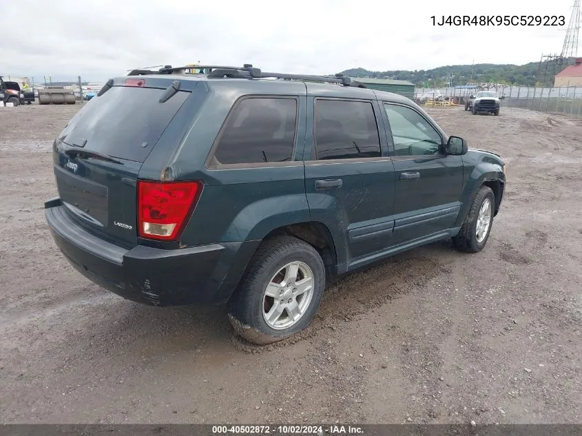 2005 Jeep Grand Cherokee Laredo VIN: 1J4GR48K95C529223 Lot: 40502872