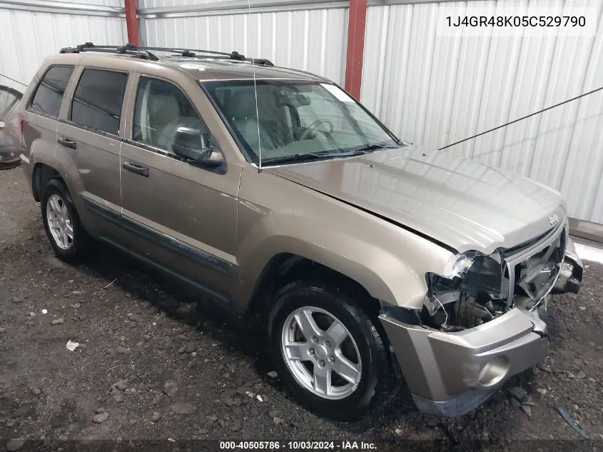 2005 Jeep Grand Cherokee Laredo VIN: 1J4GR48K05C529790 Lot: 40505786