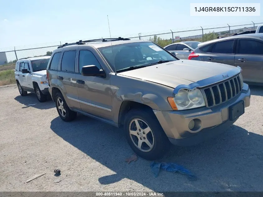 2005 Jeep Grand Cherokee Laredo VIN: 1J4GR48K15C711336 Lot: 40511940