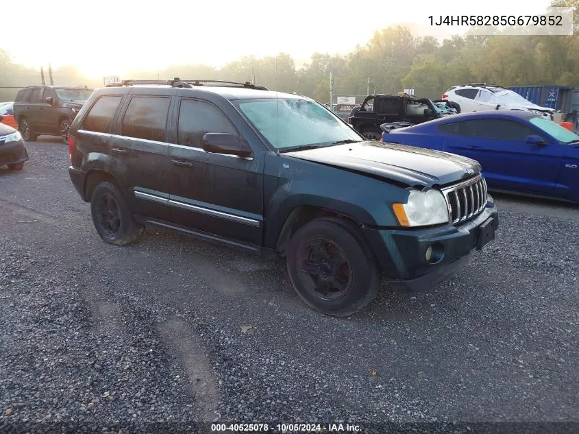 2005 Jeep Grand Cherokee Limited VIN: 1J4HR58285G679852 Lot: 40525078