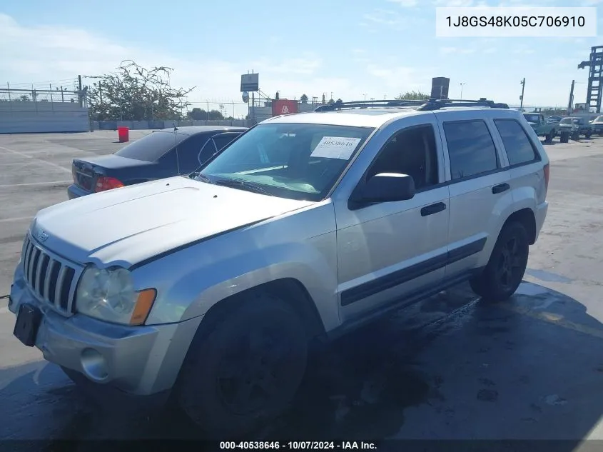 2005 Jeep Grand Cherokee Laredo VIN: 1J8GS48K05C706910 Lot: 40538646