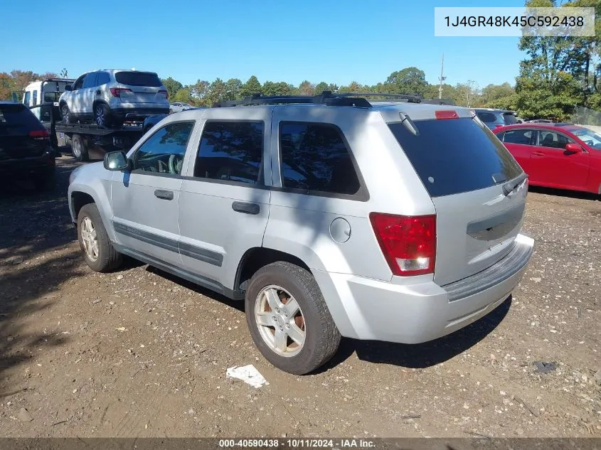 2005 Jeep Grand Cherokee Laredo VIN: 1J4GR48K45C592438 Lot: 40590438