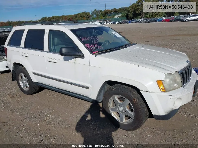 2005 Jeep Grand Cherokee Limited VIN: 1J4HR58NX5C546438 Lot: 40607128