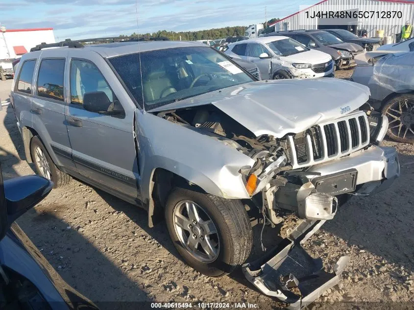 2005 Jeep Grand Cherokee Laredo VIN: 1J4HR48N65C712870 Lot: 40615494