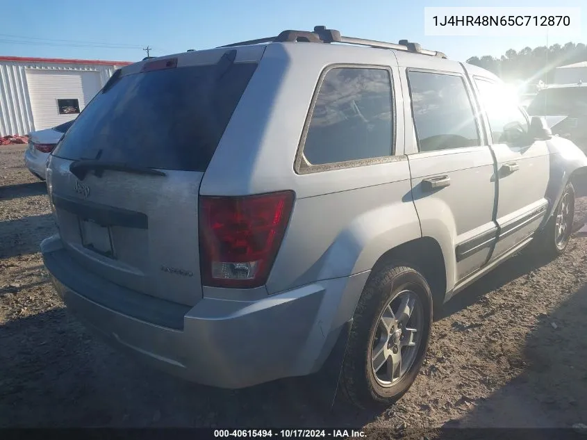 2005 Jeep Grand Cherokee Laredo VIN: 1J4HR48N65C712870 Lot: 40615494