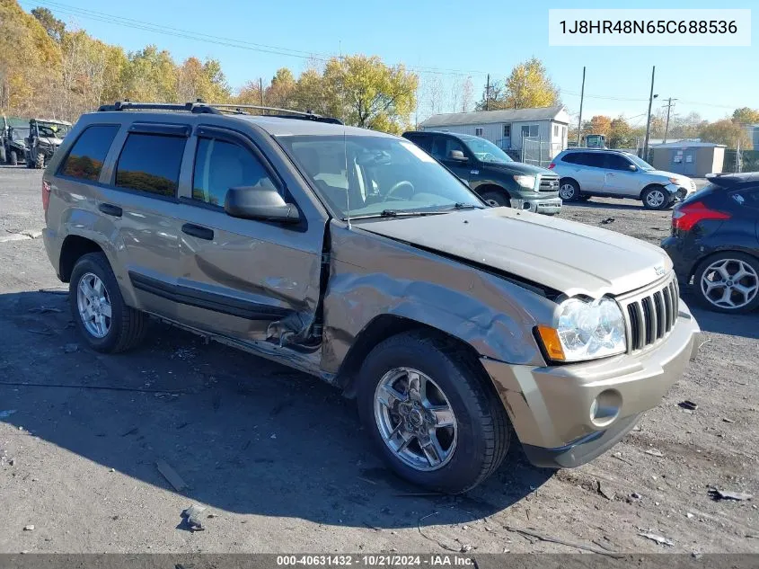 2005 Jeep Grand Cherokee Laredo VIN: 1J8HR48N65C688536 Lot: 40631432