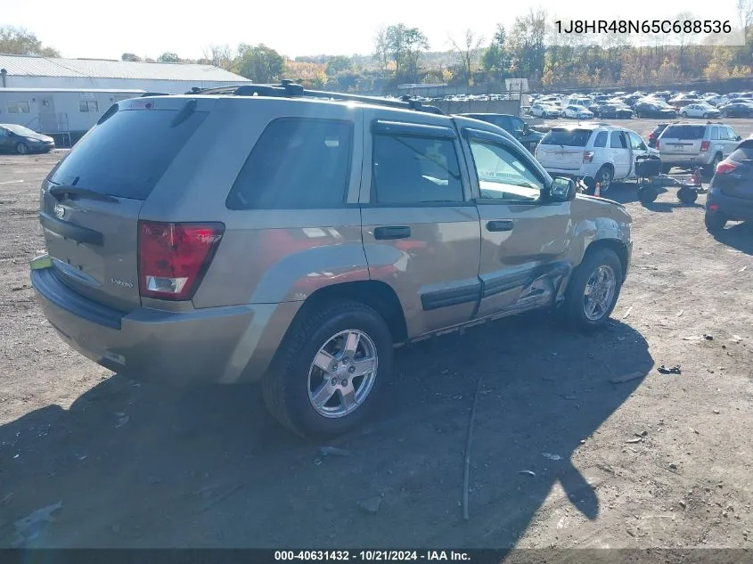 2005 Jeep Grand Cherokee Laredo VIN: 1J8HR48N65C688536 Lot: 40631432